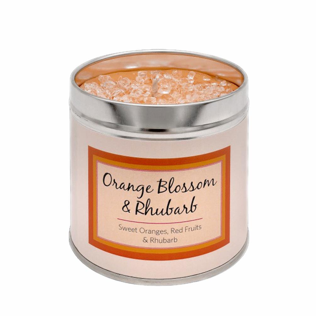 Best Kept Secret Orange Blossom & Rhubarb Tin Candle £8.99